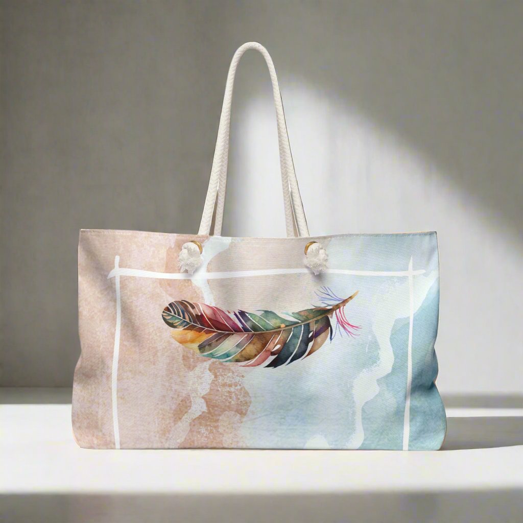 Weekender Bag - Elegant Feather