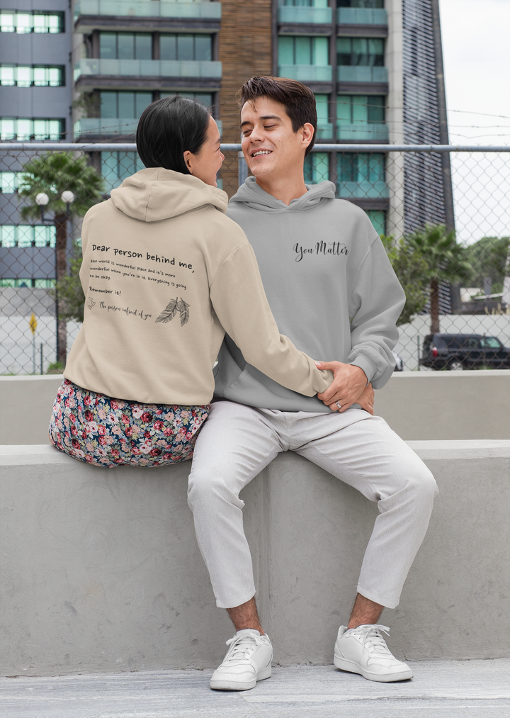 Unisex Hooded Sweatshirt, Made in USA - "You Matter" Edition